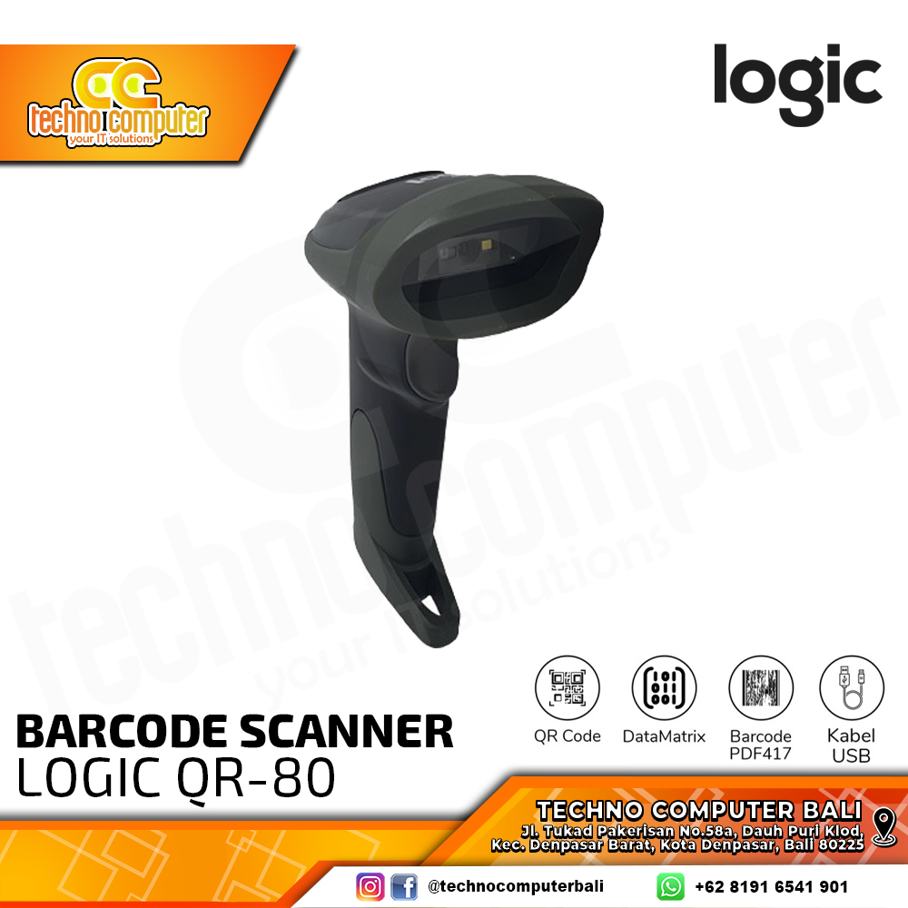 Barcode Scanner QR Code Logic QR-80