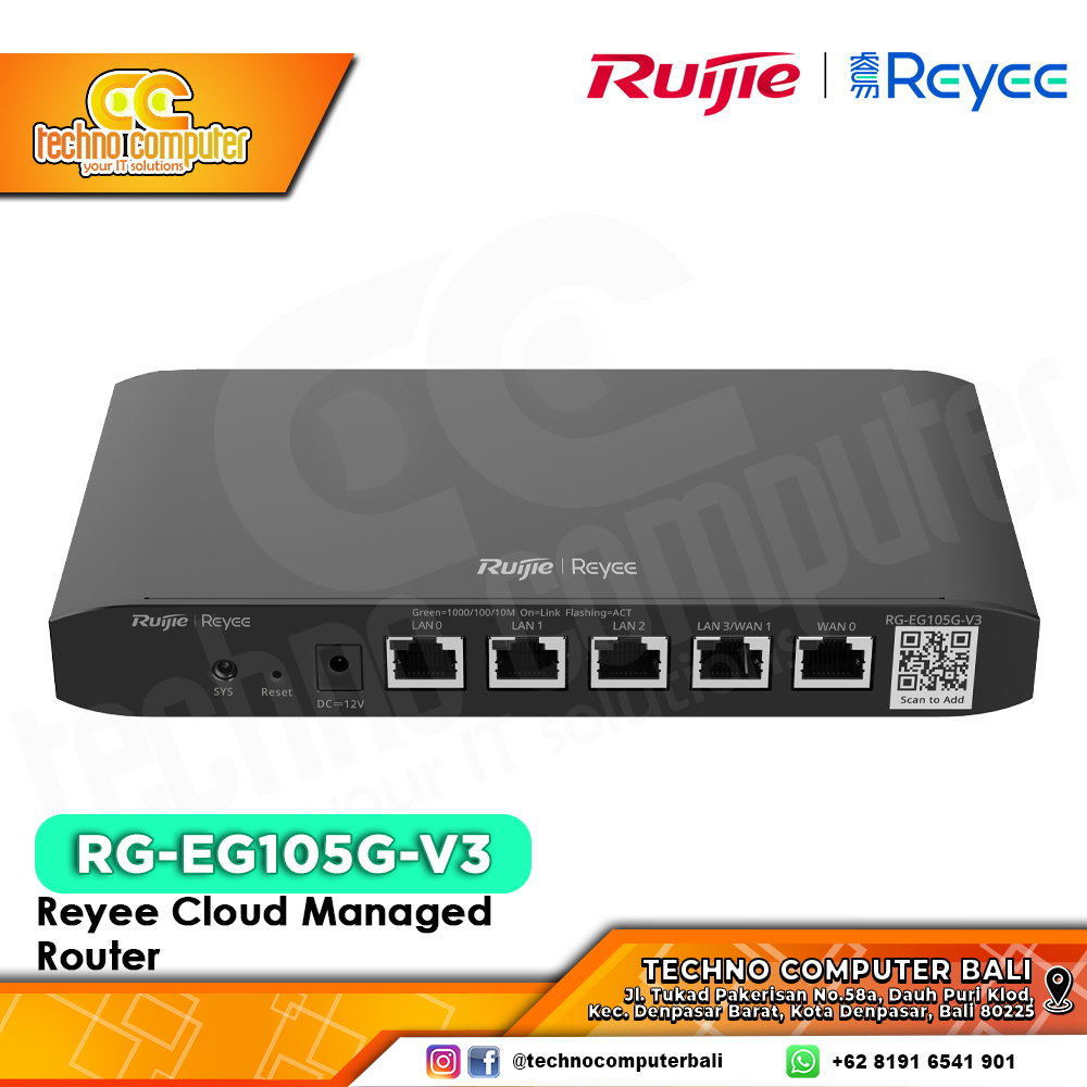 RUIJIE/REYEE RG-EG105G-V3 Reyee Cloud Managed Router