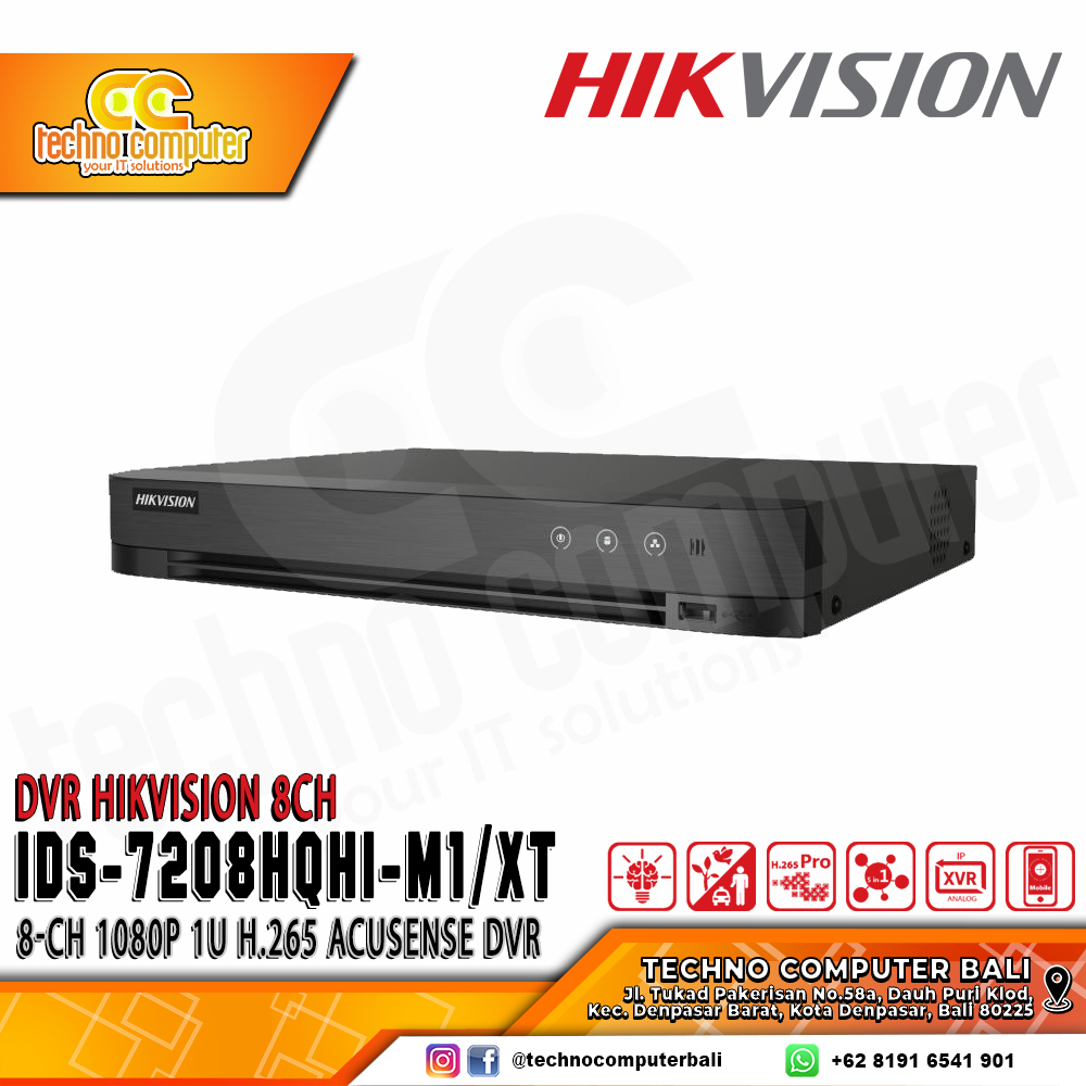 DVR HIKVISION 8CH iDS-7208HQHI-M1/XT