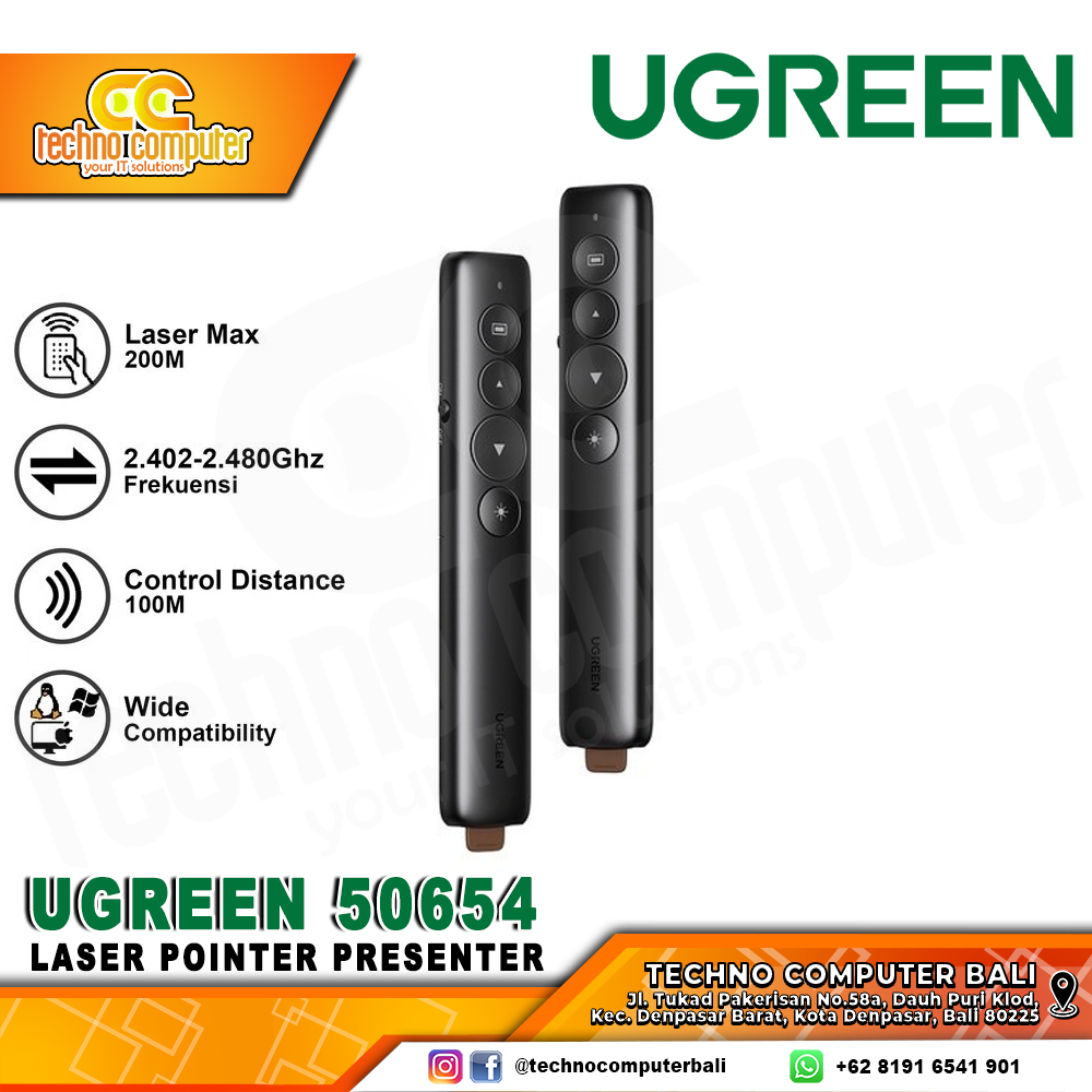 Laser Pointer Presenter UGREEN LP479-50654
