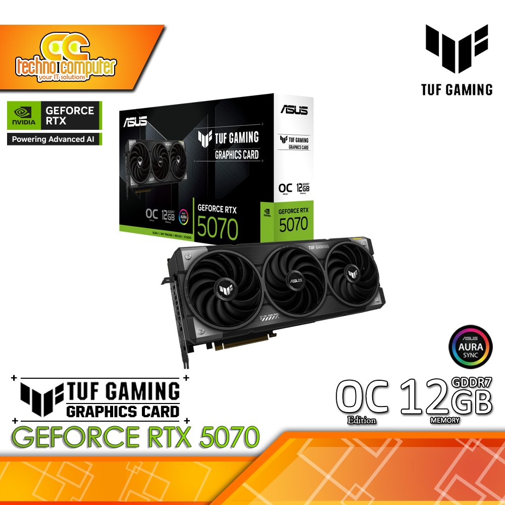 ASUS TUF GAMING NVIDIA GeForce RTX 5070 OC Edition 12GB GDDR7