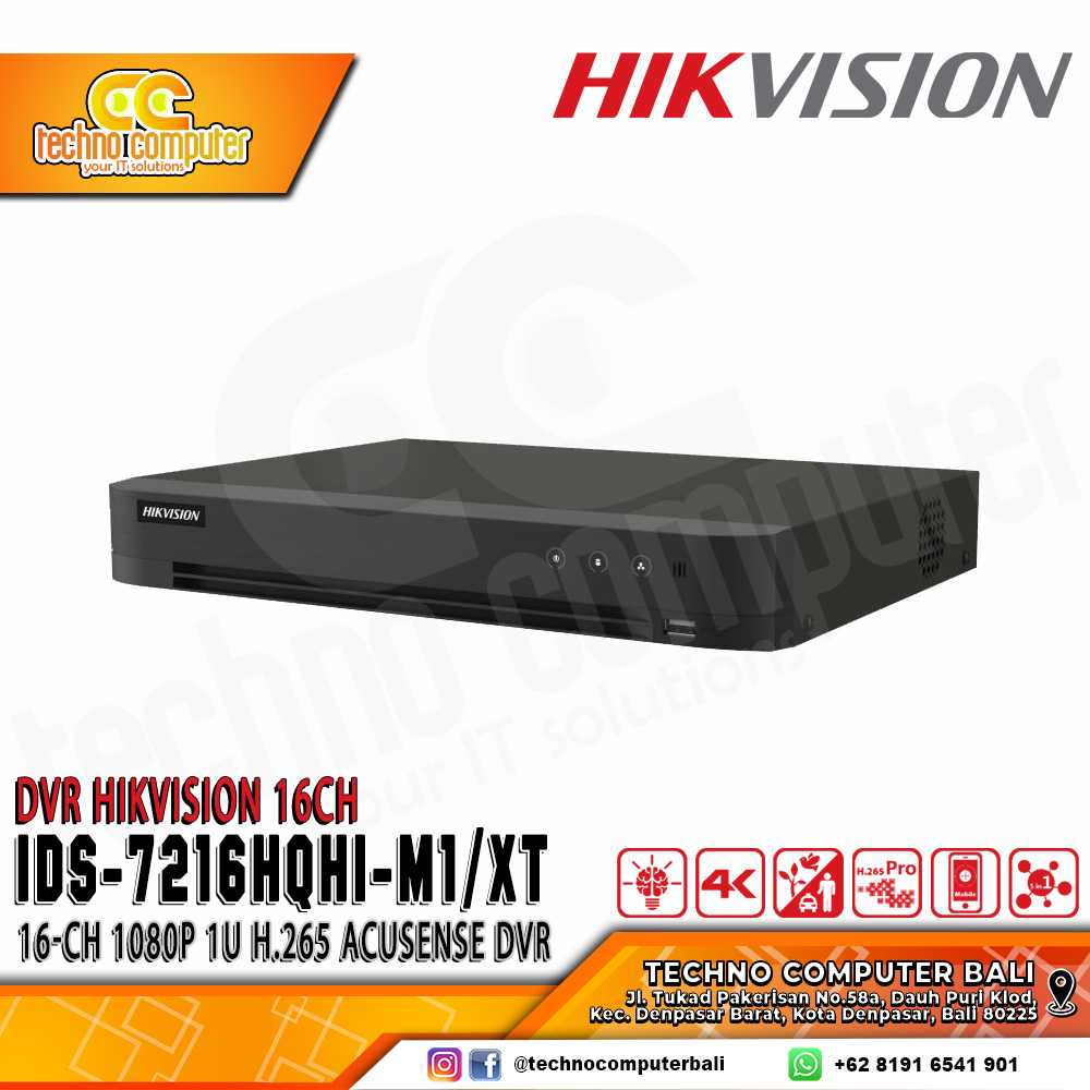 DVR HIKVISION 16CH iDS-7216HQHI-M1/XT