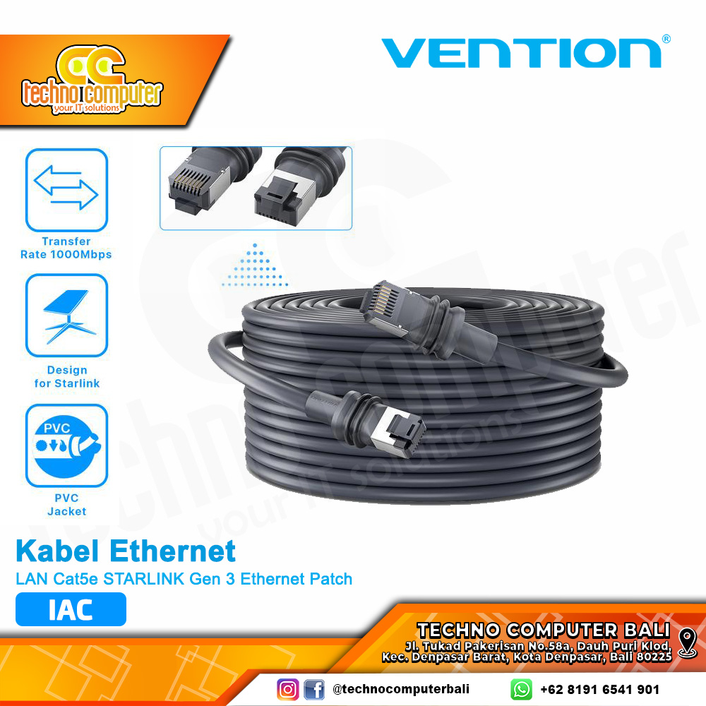 VENTION KABEL LAN Cat5e STARLINK Gen 3 Ethernet Patch - IAC 40M