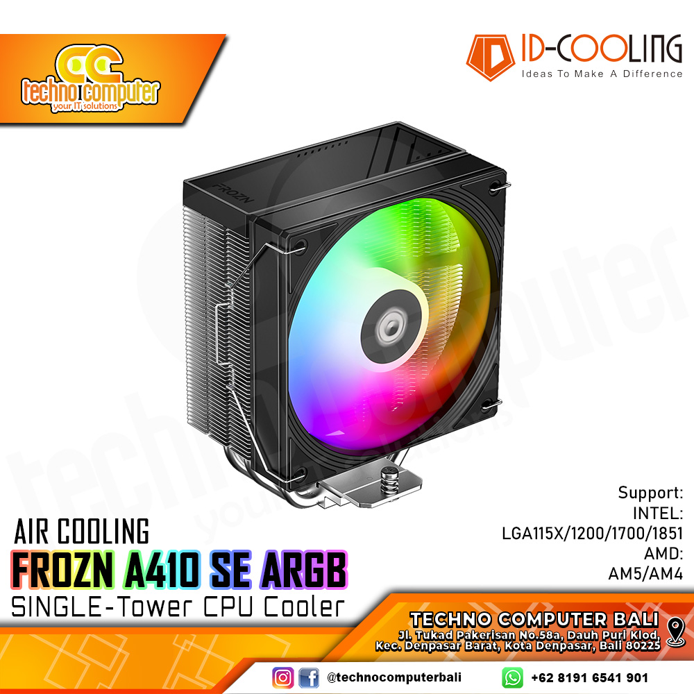 ID-COOLING FROZN A410 SE ARGB - CPU Cooler - 120mm Air Cooler