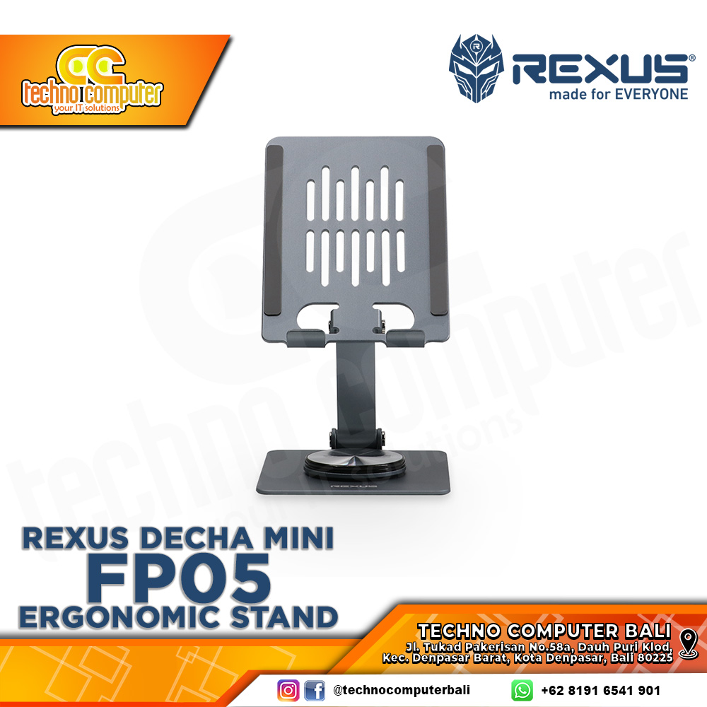 REXUS DECHA Mini FP05 ERGONOMIC STAND Tablet/Phone - Grey