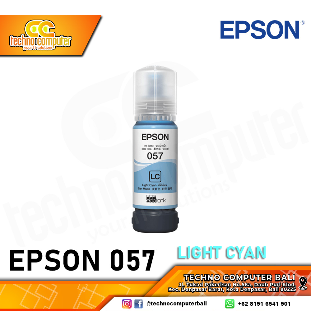 REFILL TINTA EPSON 057 LIGHT CYAN ORIGINAL