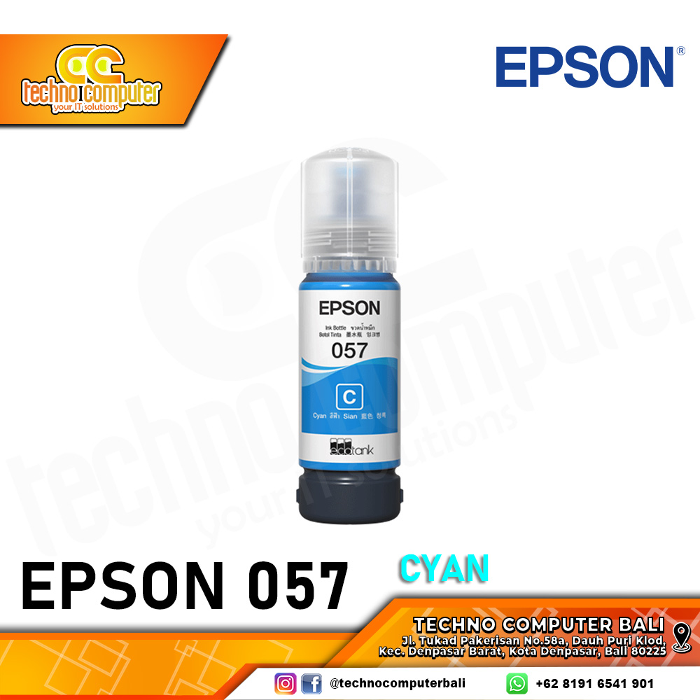 REFILL TINTA EPSON 057 CYAN ORIGINAL