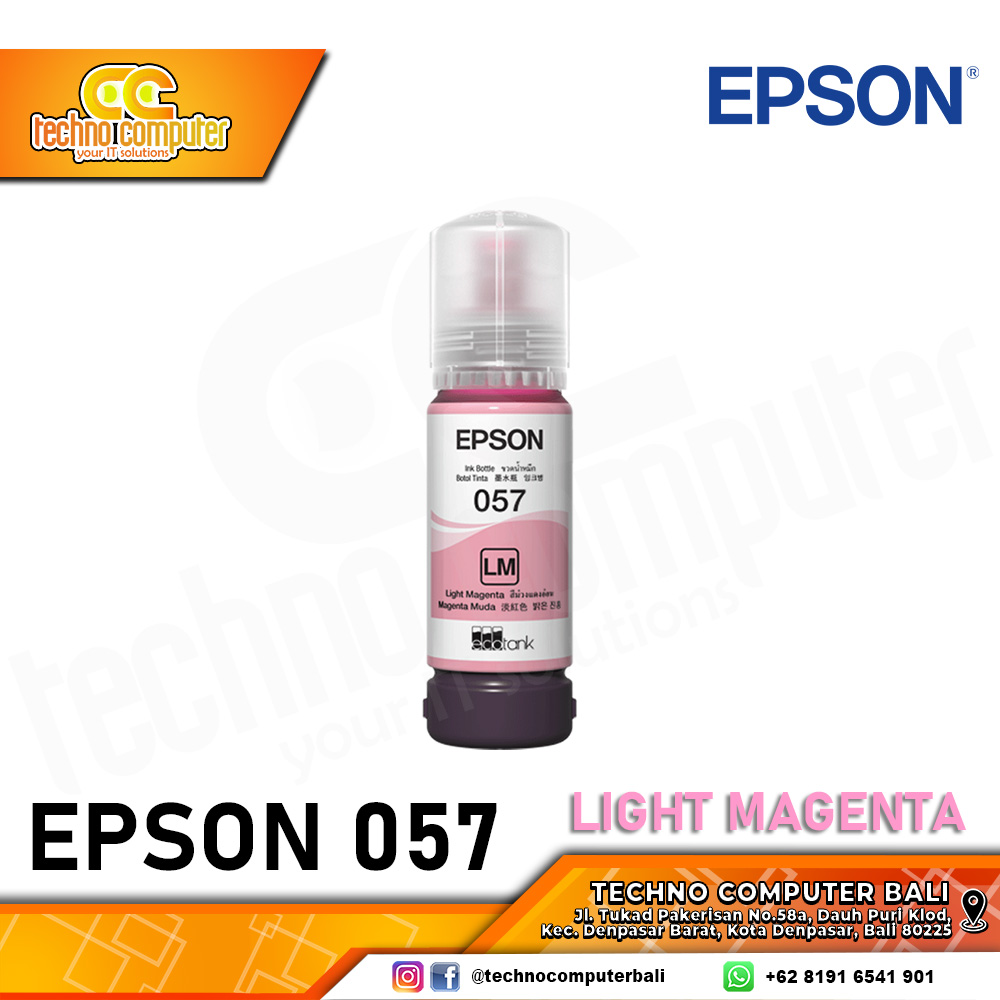 REFILL TINTA EPSON 057 LIGHT MAGENTA ORIGINAL