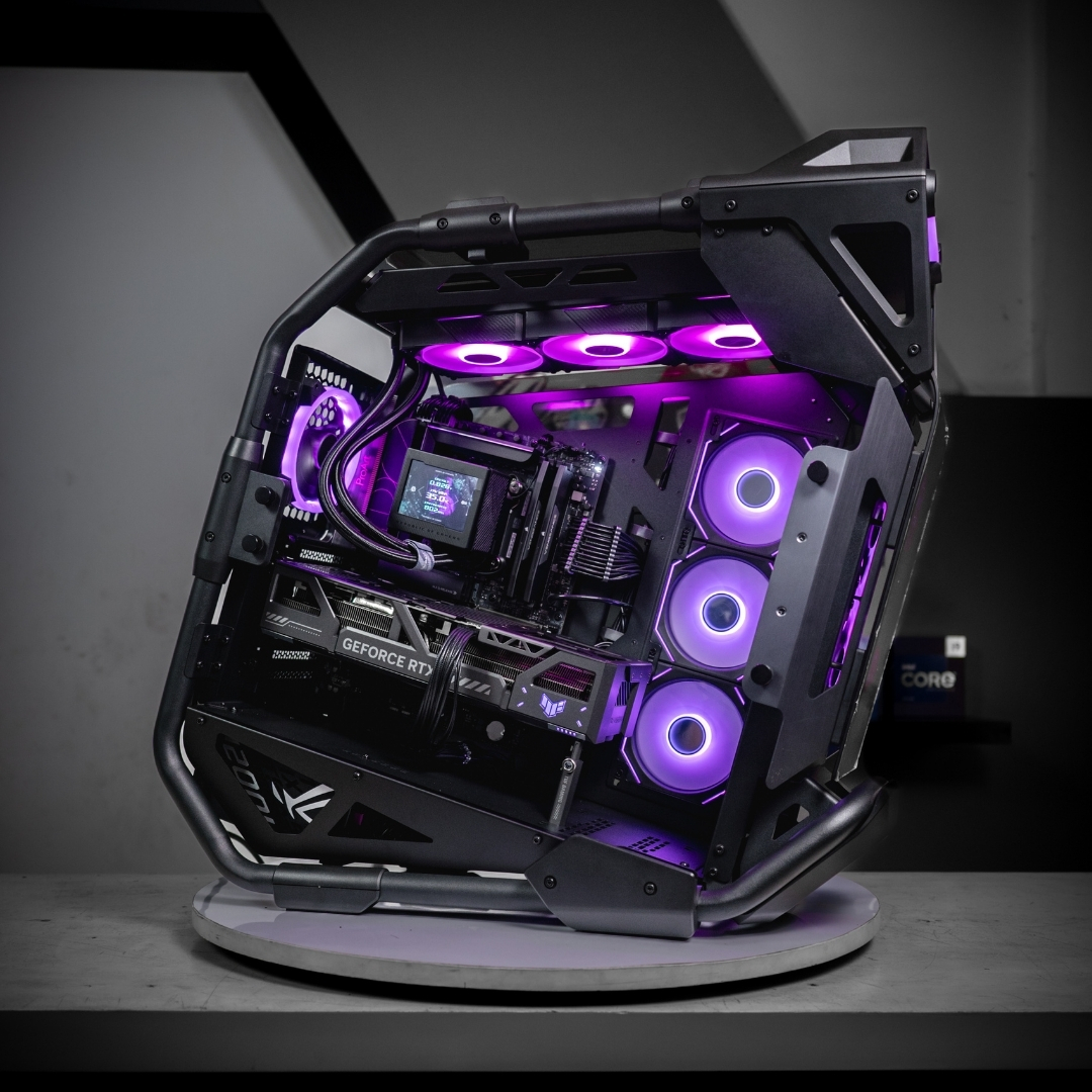 PC GAMING, MULTIMEDIA & RENDERING / RYZEN 9 9950X3D / ASUS TUF RTX 5090 / COUGAR CRATUS