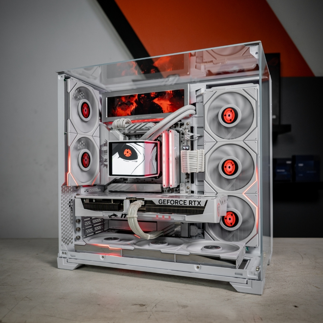 PC GAMING & STREAMING / RYZEN 9 9950X3D / MSI RTX 5080 White / LIAN LI O11 VISION Compact White