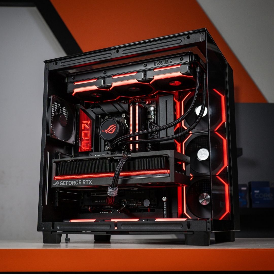 PC GAMING, STREAMING & EDITING / RYZEN 9 9950X3D / ASUS ROG RTX 5090 / NZXT H9 Elite Black