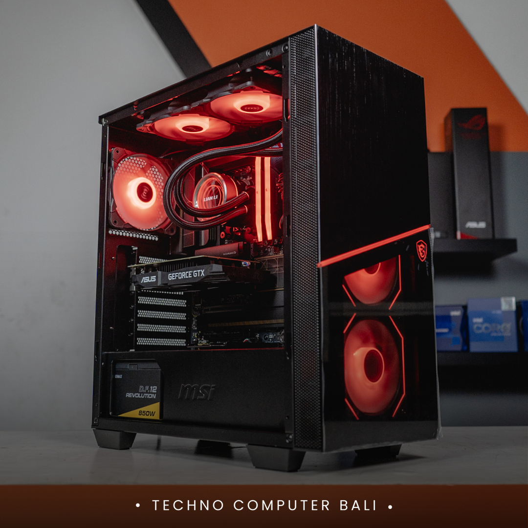 PC SERVER / RYZEN 7 7800X3D / ASUS DUAL RTX 3050 / MSI MPG SEKIRA 100R