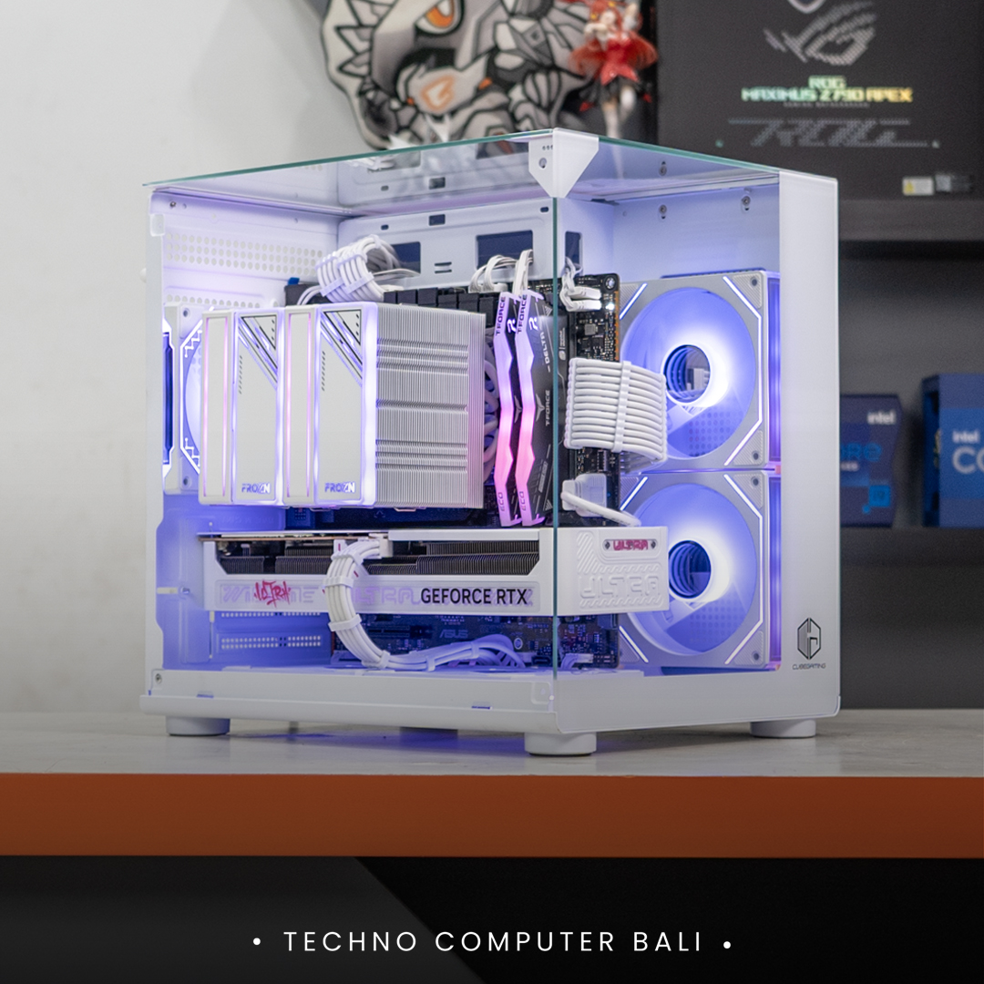 PC MULTIMEDIA / I9-14900K / COLORFUL iGame RTX 5060 White / CUBE GAMING CIELO V2 White