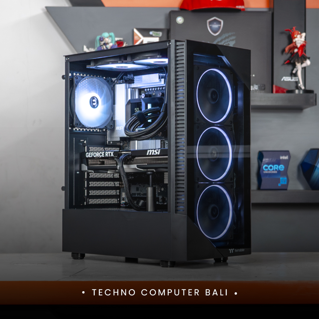 PC ARCHITECH & MULTIMEDIA / RYZEN 9 9950X / MSI RTX 5080 / THERMALTAKE View 200 TG Black